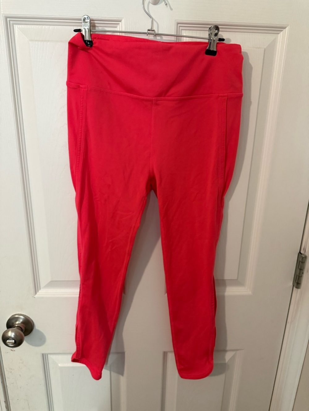 FP Movement by Free People Bright Pink High-Waist Cropped Leggings